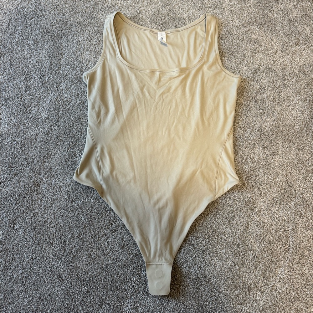 Lululemon Wundermost Ultra-Soft Nulu Square-Neck Sleeveless Bodysuit